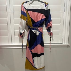 Julia Jordan geometric career dress